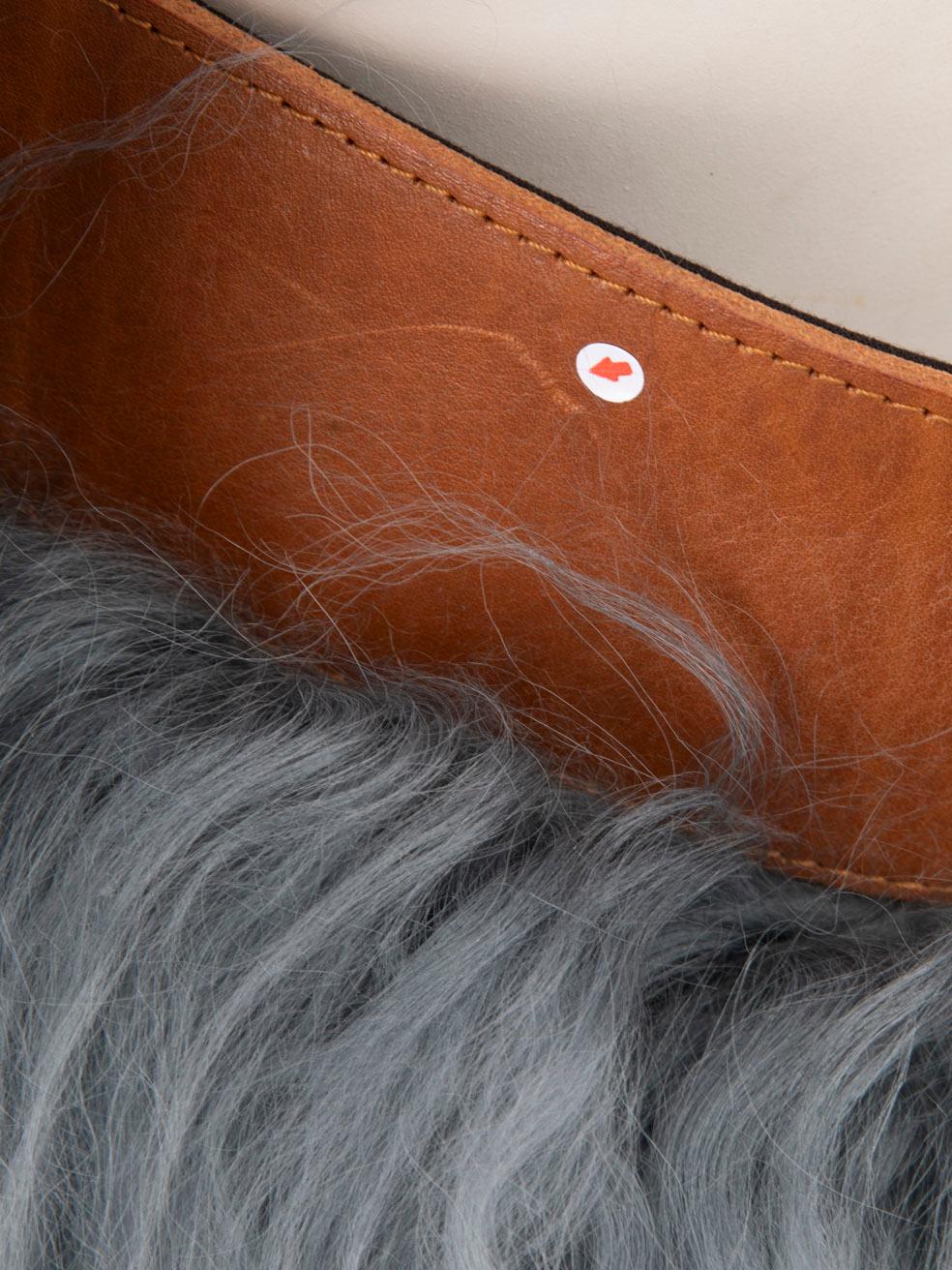Studio A: minigonna nera in vita con bordi in shearling taglia XS 3