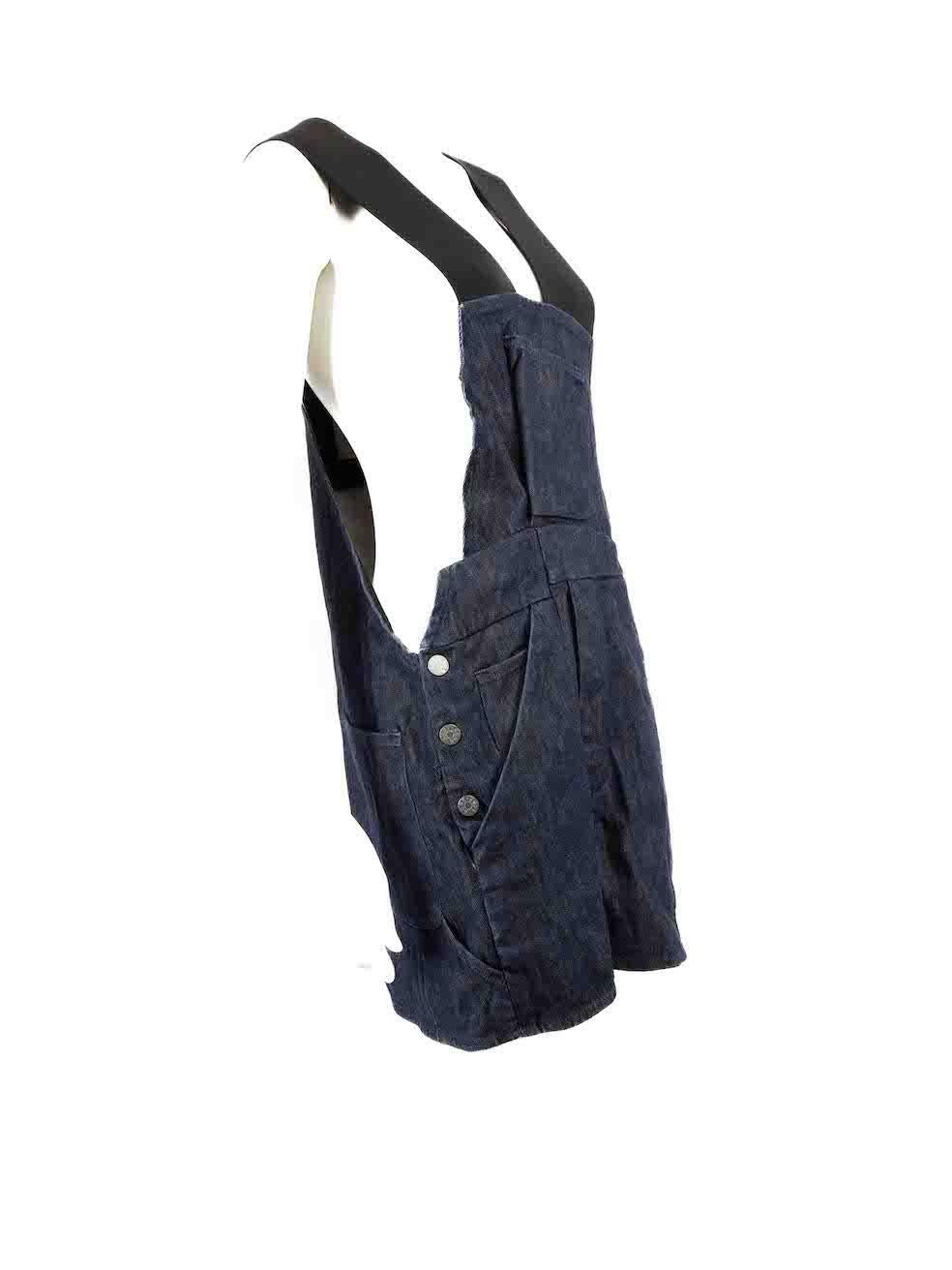 CONDITION is Very good. Minimal wear to dress is evident. Minimal wear to left side (as worn) pocket opening and front hem with two small marks to the denim on this used Acne Studios designer resale item.
 
 
 
 Details
 
 
 Blue
 
 Denim
 
