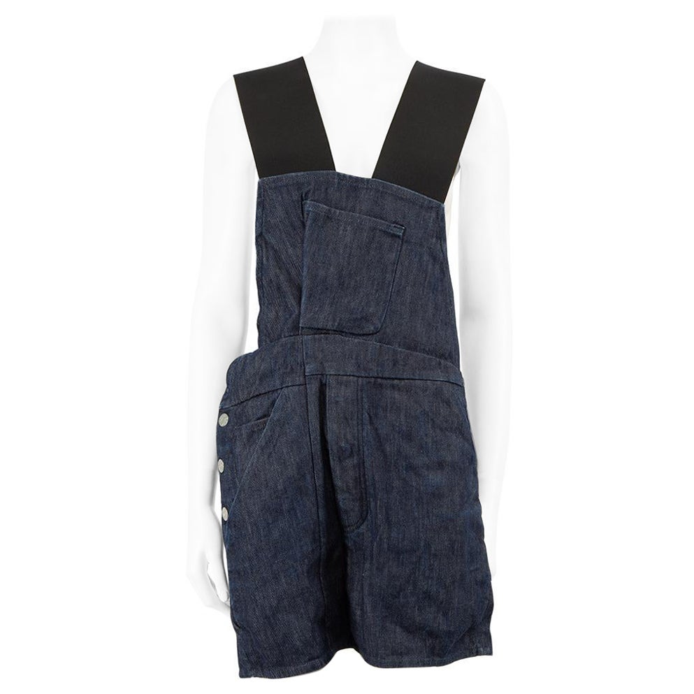 Acne Studios Blue Denim Pinafore Dress Size S