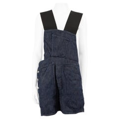 Acne Studios Blue Denim Pinafore Dress Size S