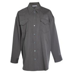 Acne studios, Brown and grey overshirt