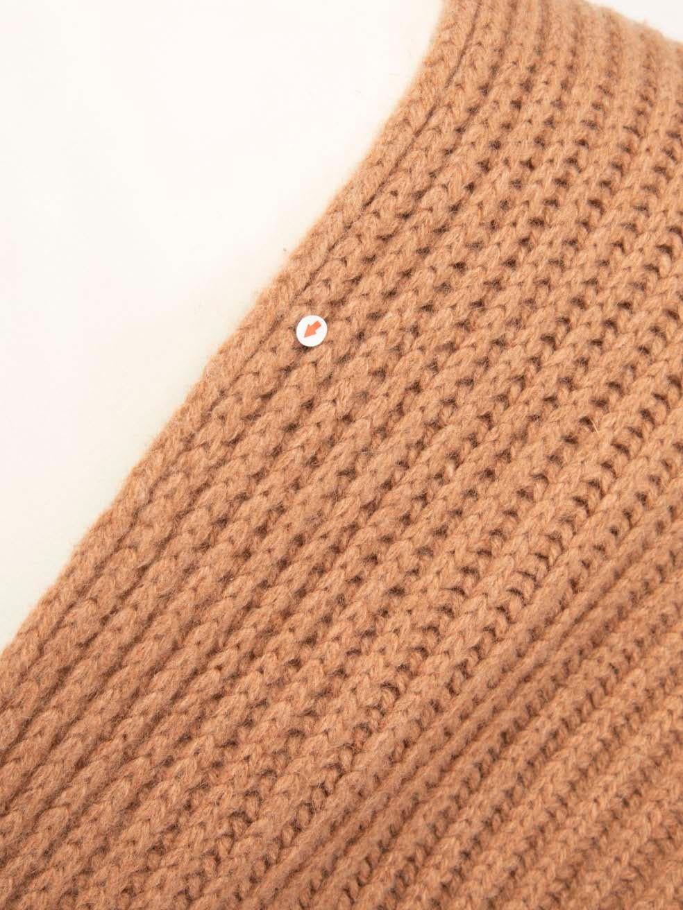 Pull long en laine surdimensionné Acne Studios, marron Taille S Excellent état à London, GB