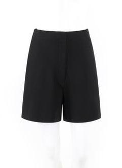ACNE STUDIOS c.2021 Black Wool Tailored Four Pocket Bermuda Shorts