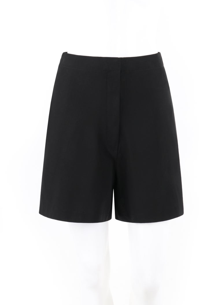 ACNE STUDIOS c.2021 Black Wool Tailored Four Pocket Bermuda Shorts