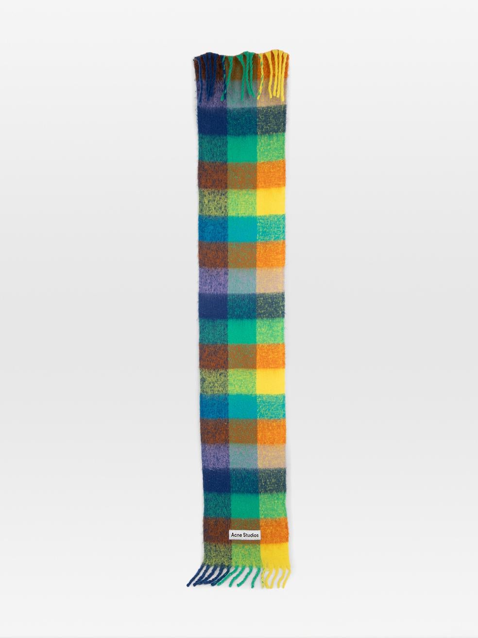 Marrone Sciarpa con frange di Acne Studio A in vendita