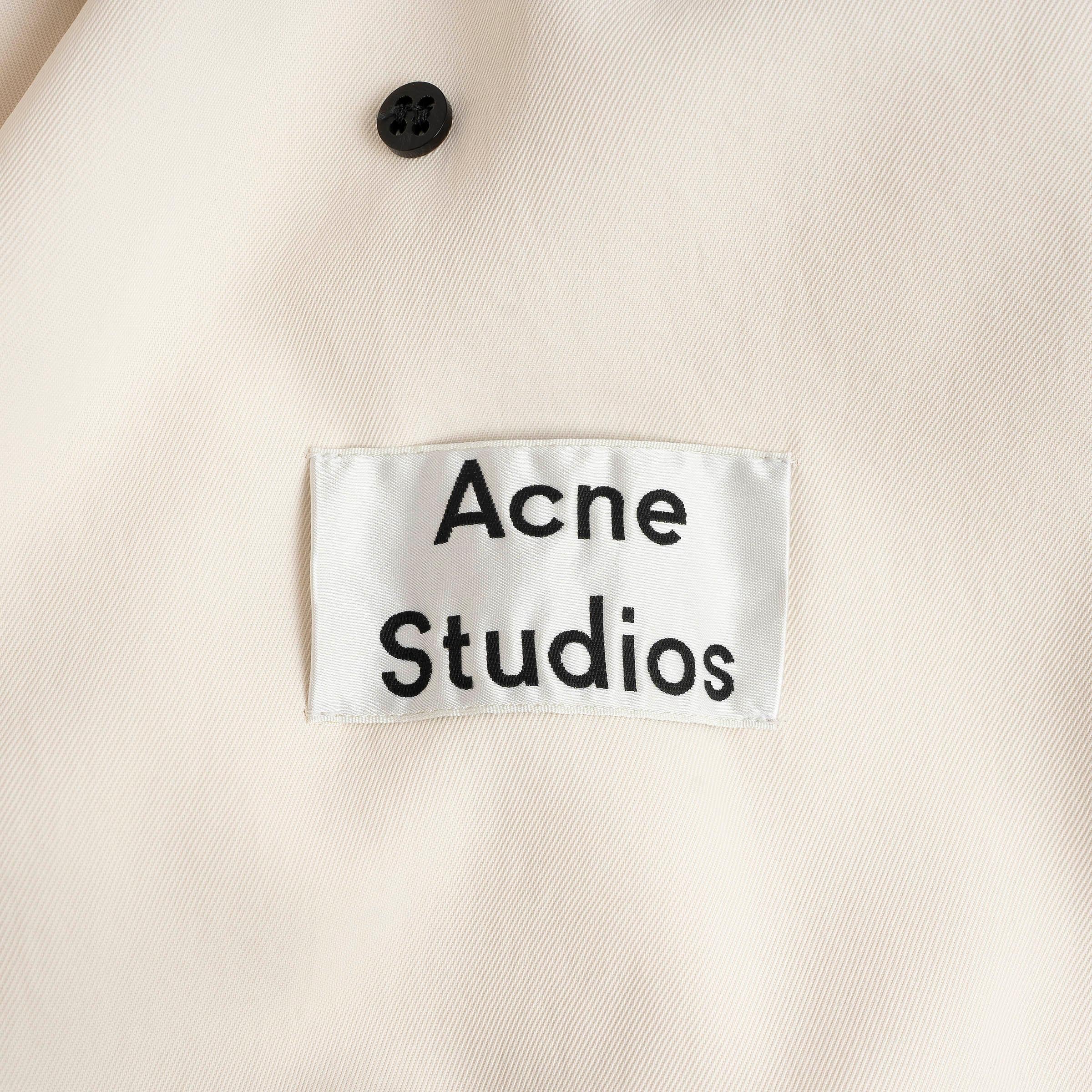 ACNE STUDIOS crema triacetato 2017 LUCIE TRENCH Cappotto Giacca 32 XXS in vendita 1
