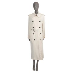 ACNE STUDIOS crema triacetato 2017 LUCIE TRENCH Cappotto Giacca 32 XXS