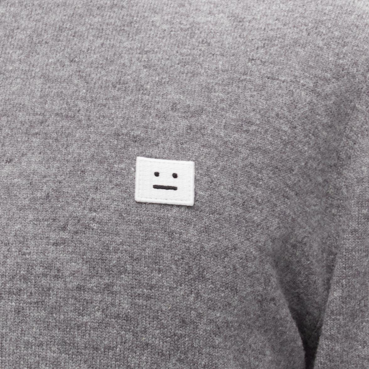 ACNE STUDIOS Dasher Face grey 100% wool long sleeves sweater XL
Reference: CAWG/A00302
Brand: Acne Studios
Collection: Dasher Face
Material: Wool
Color: Grey
Pattern: Solid
Closure: Pullover
Made in: China

CONDITION:
Condition: Excellent, this item