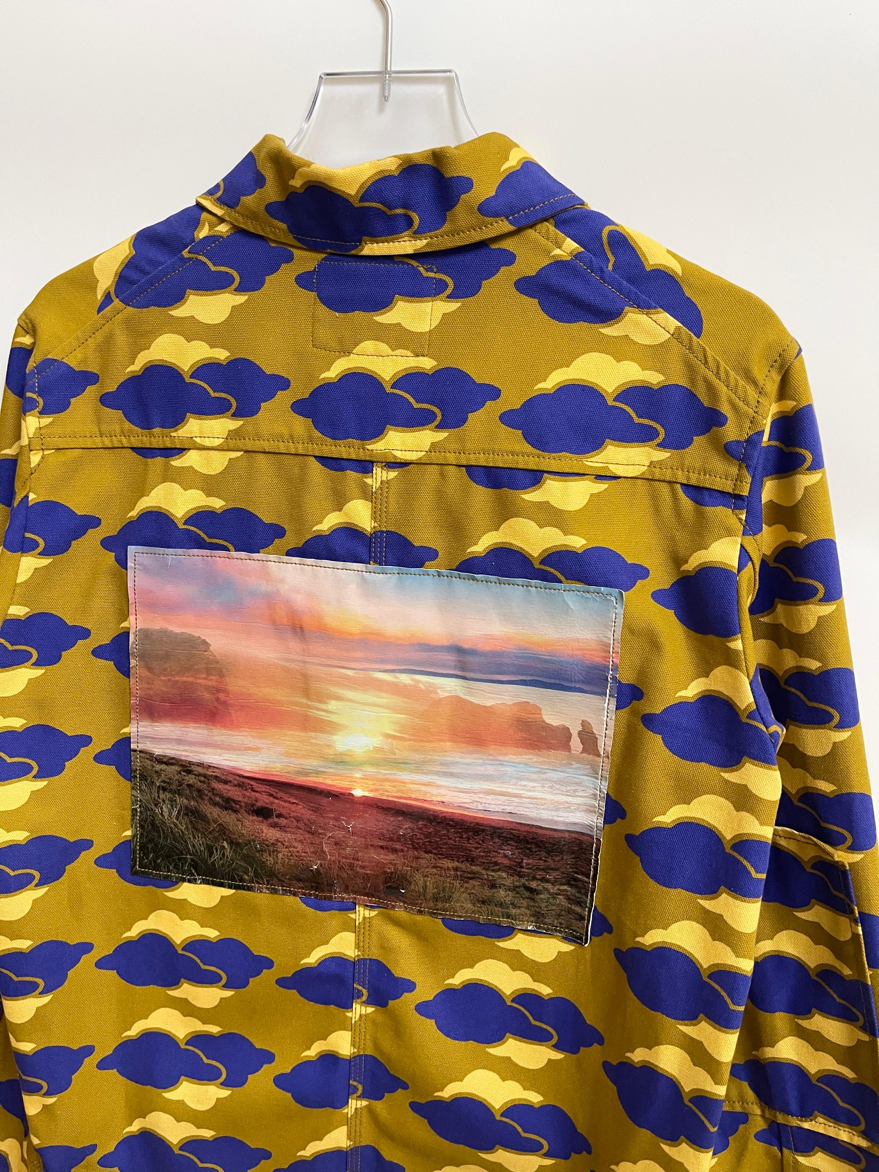 Acne Studios Landscape Painting Light Jacket For Sale 1