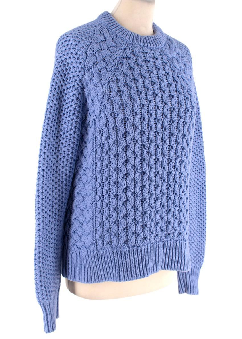 Studio A Lilla - Maglione a maglia a cavi testurizzati

- Maglione in maglia di cotone pesante nella tonalità lilla scuro
- Scollo, polsini e orlo a coste

Materiali:
100% cotone

Prodotto in Cina
Lavabile a mano

SI PREGA DI NOTARE CHE QUESTI