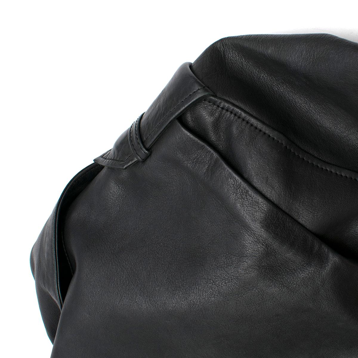 Acne Studios Mape Black Leather Jacket US 0-2 3