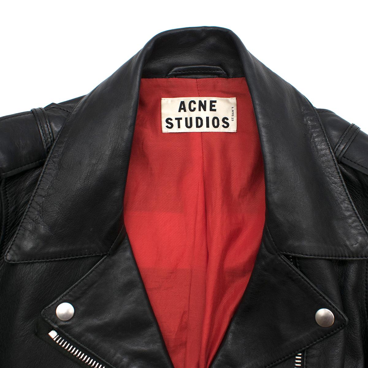 acne studios mape leather jacket