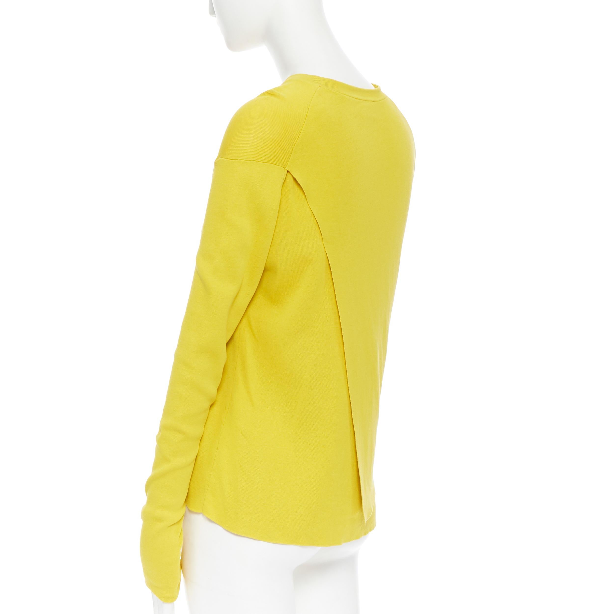 Women's ACNE STUDIOS Materia SS15 100% cotton split back sweater top S