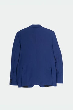 Blazer « Drifter » pour homme d'Acne Studios, en laine bleue, taille 50 M/L