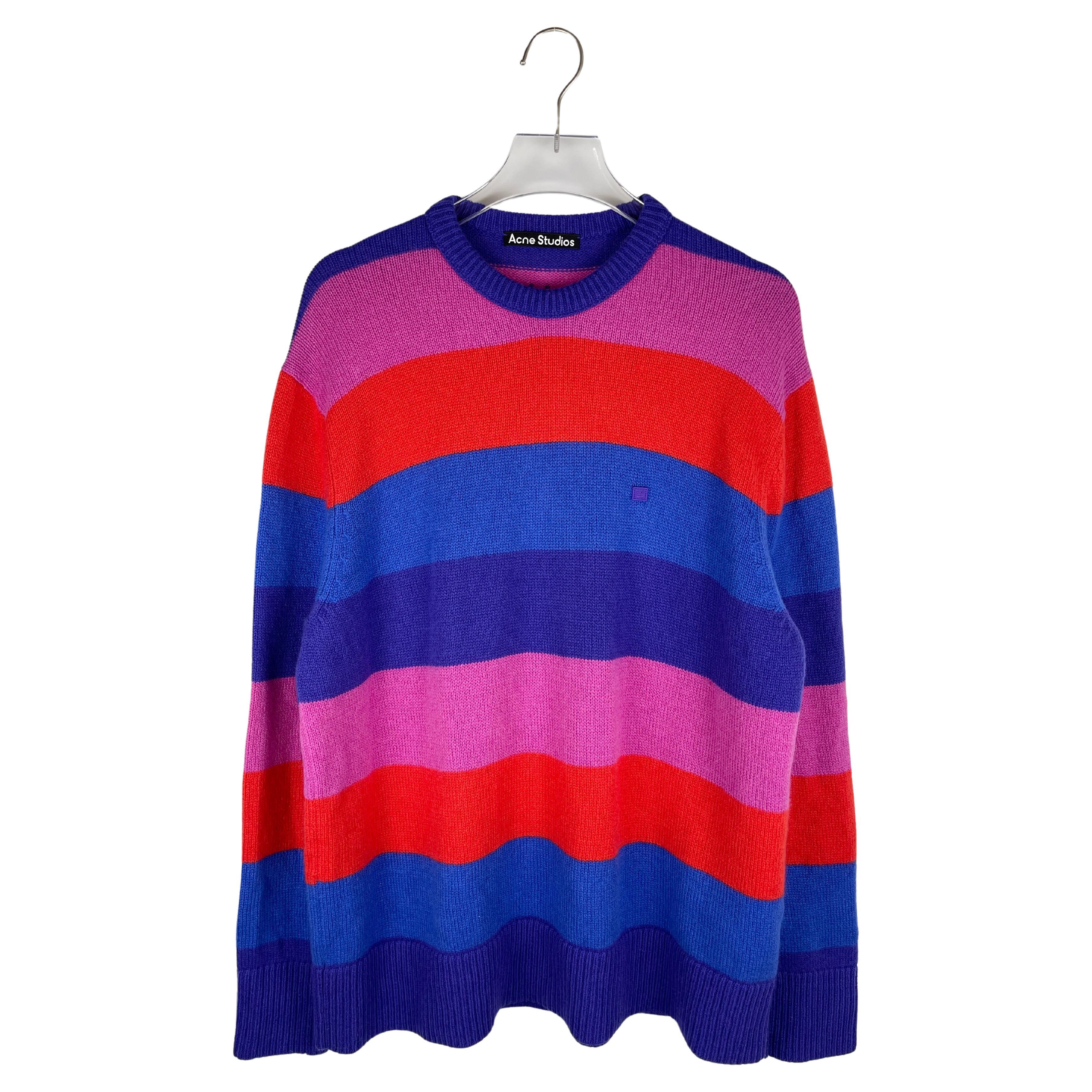 Acne Studios Multicolor Striped Sweater For Sale