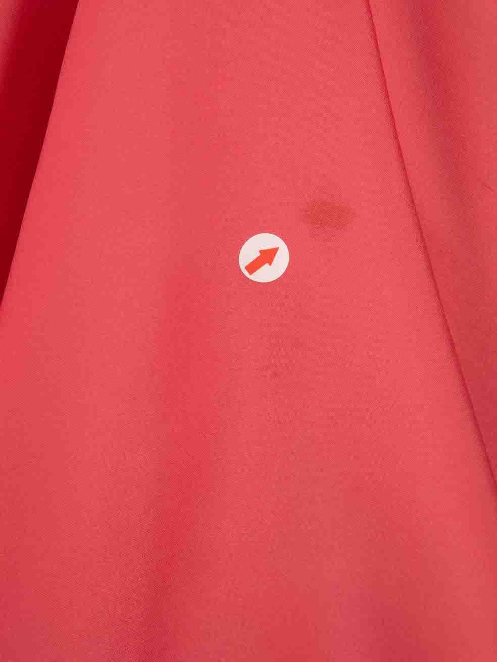 Donna Acne Studios - Vestito midi senza maniche con drappeggio rosa - Taglia S in vendita