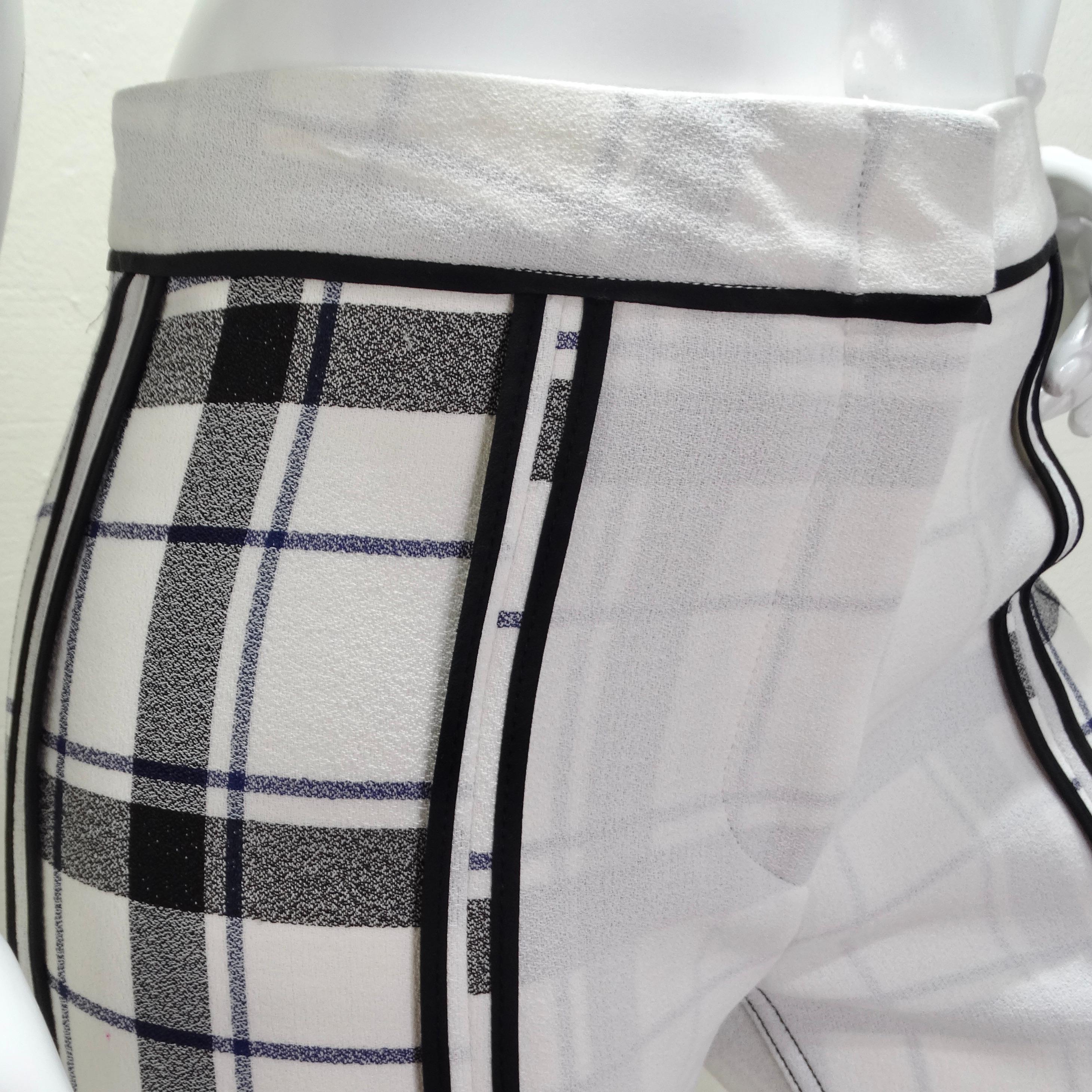 Acne Studios Plaid Trousers In Excellent Condition For Sale In Scottsdale, AZ