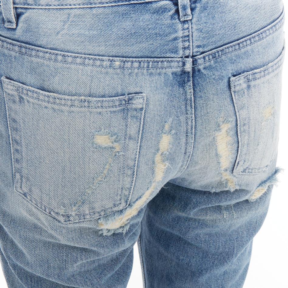 ACNE STUDIOS Pop Trash, jeans in cotone lavato blu con ginocchia strappate e schiena consumata FR34 XS
Riferimento: ECLO/A00204
Marchio: Studio A
Model: Pop Trash
Materiale: Cotone
Colore: blu
Modello: Tinta unita
Chiusura: Zip Fly
Prodotto in: