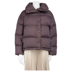 Acne Studios Purple Funnel Neck Puffer Jacket Size XS