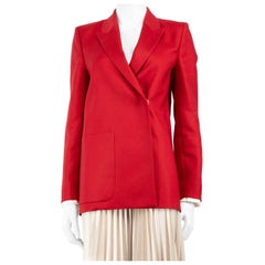 Acne Studios - Blazer Deana Si Guitar en laine rouge, taille XS