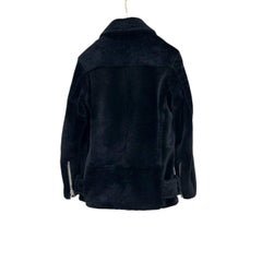Acne Studios Shearling Leather Biker Jacket - Size 32 (XXS)