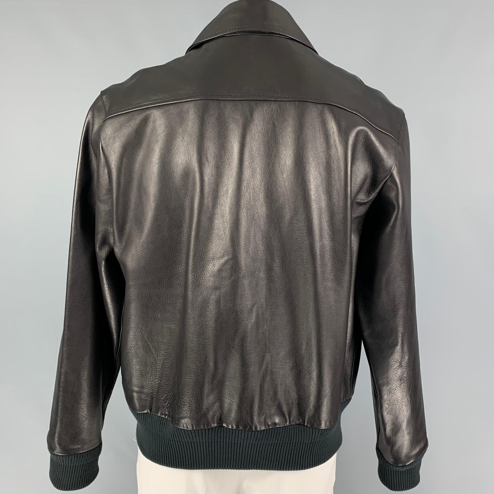 acne studios lazlo leather jacket