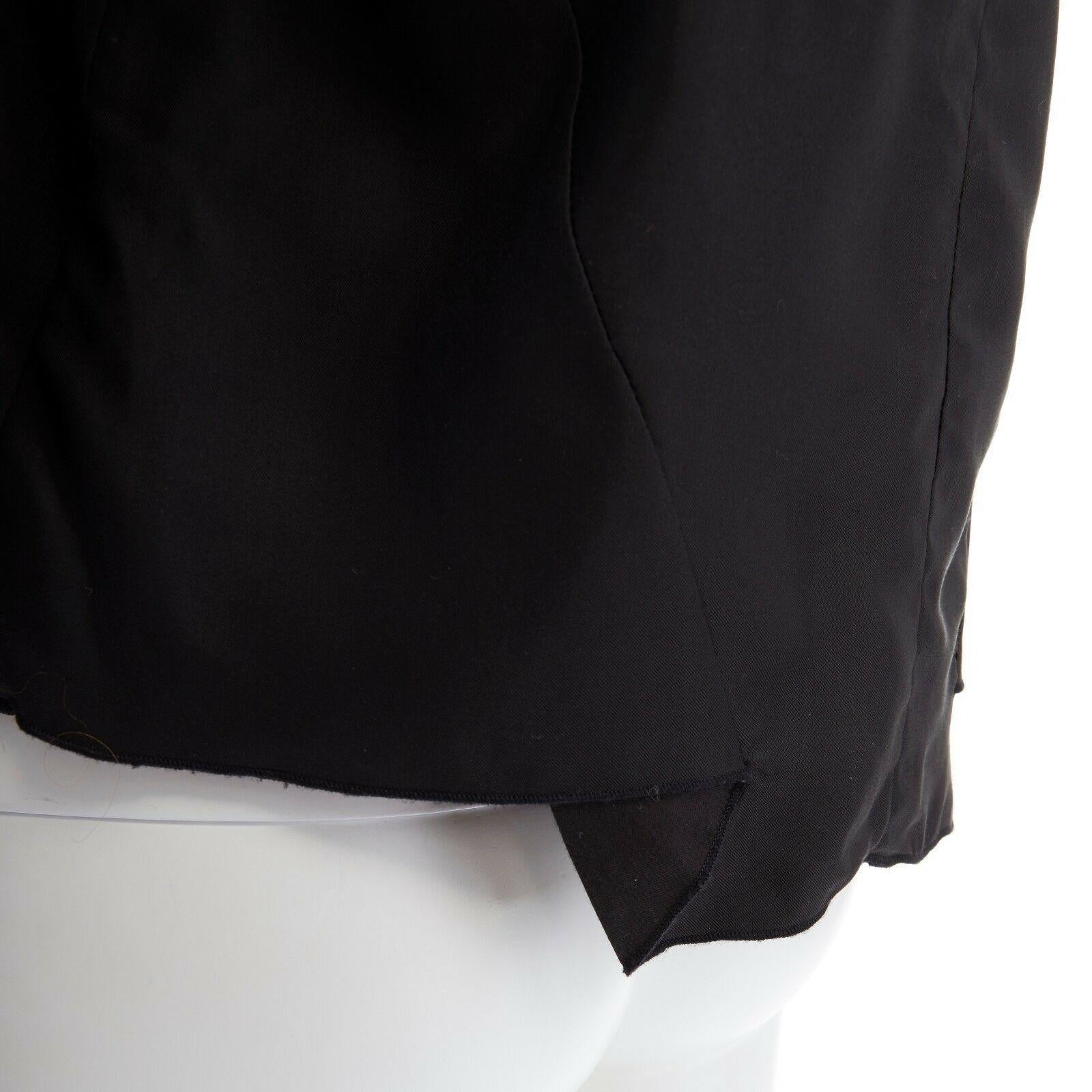 ACNE STUDIOS SS13 Ava Fluid black pleated voluminous long sleeve top FR34 XS 4
