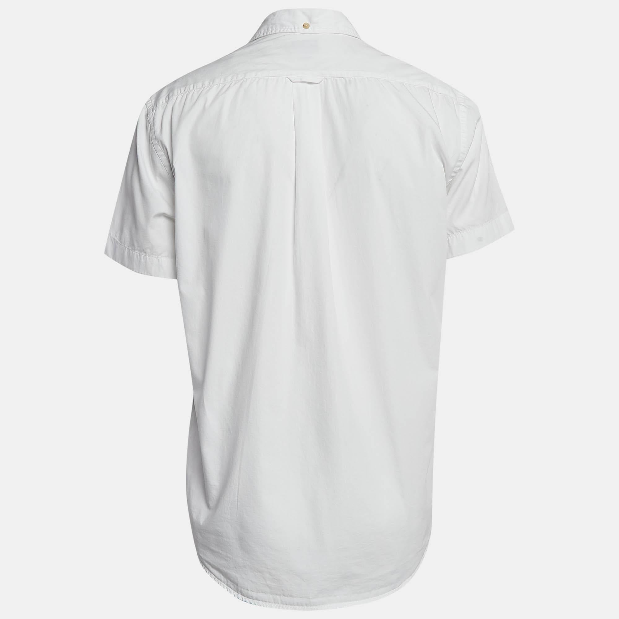 Shirts are an indispensable part of a wardrobe  so this brand brings you a creation that is both versatile and stylish. It has been tailored from quality material in a versatile shade. The shirt is detailed with signature elements and a comfortable