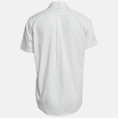 Acne Studios - Chemise à manches courtes en coton blanc L