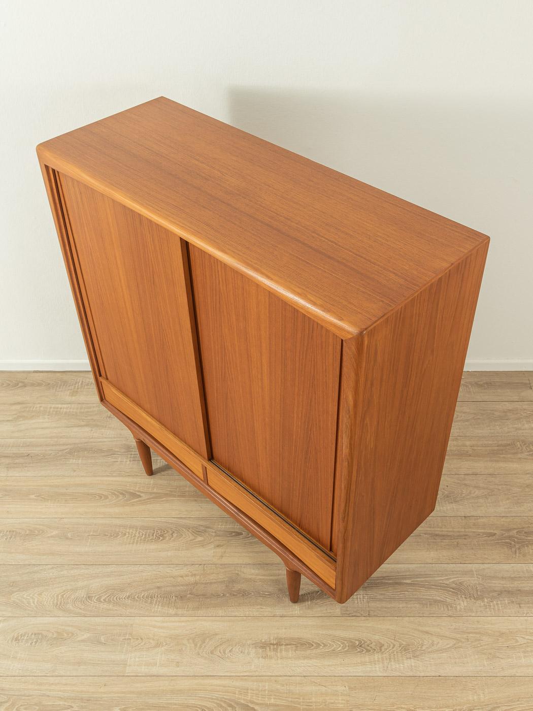 Aco Møbler Highboard Designed by Axel Christensen, 1960s Made in Denmark In Good Condition In Neuss, NW