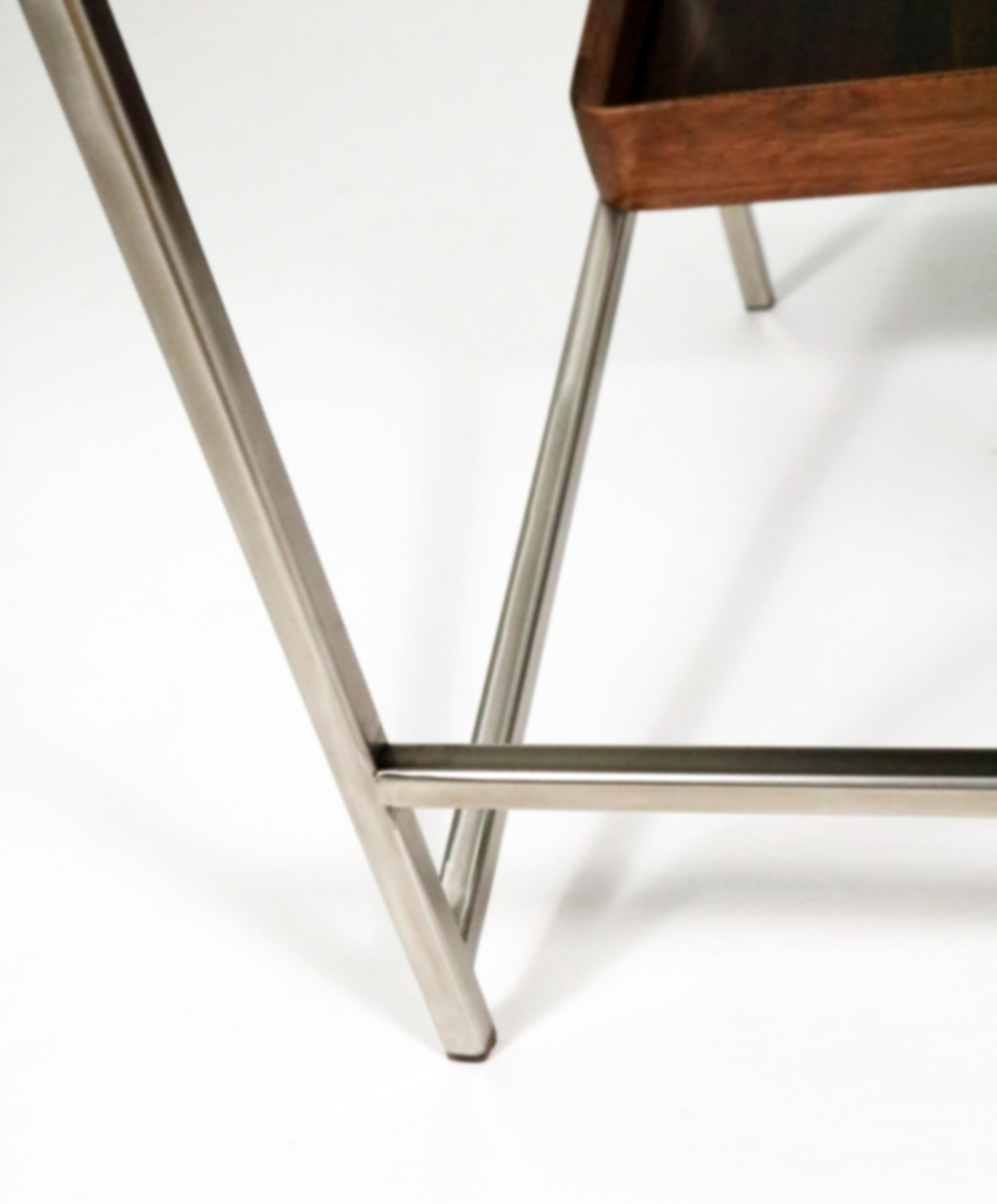 'Acolyte' Side Table with Book Display Shelf by Alexander Giray 5