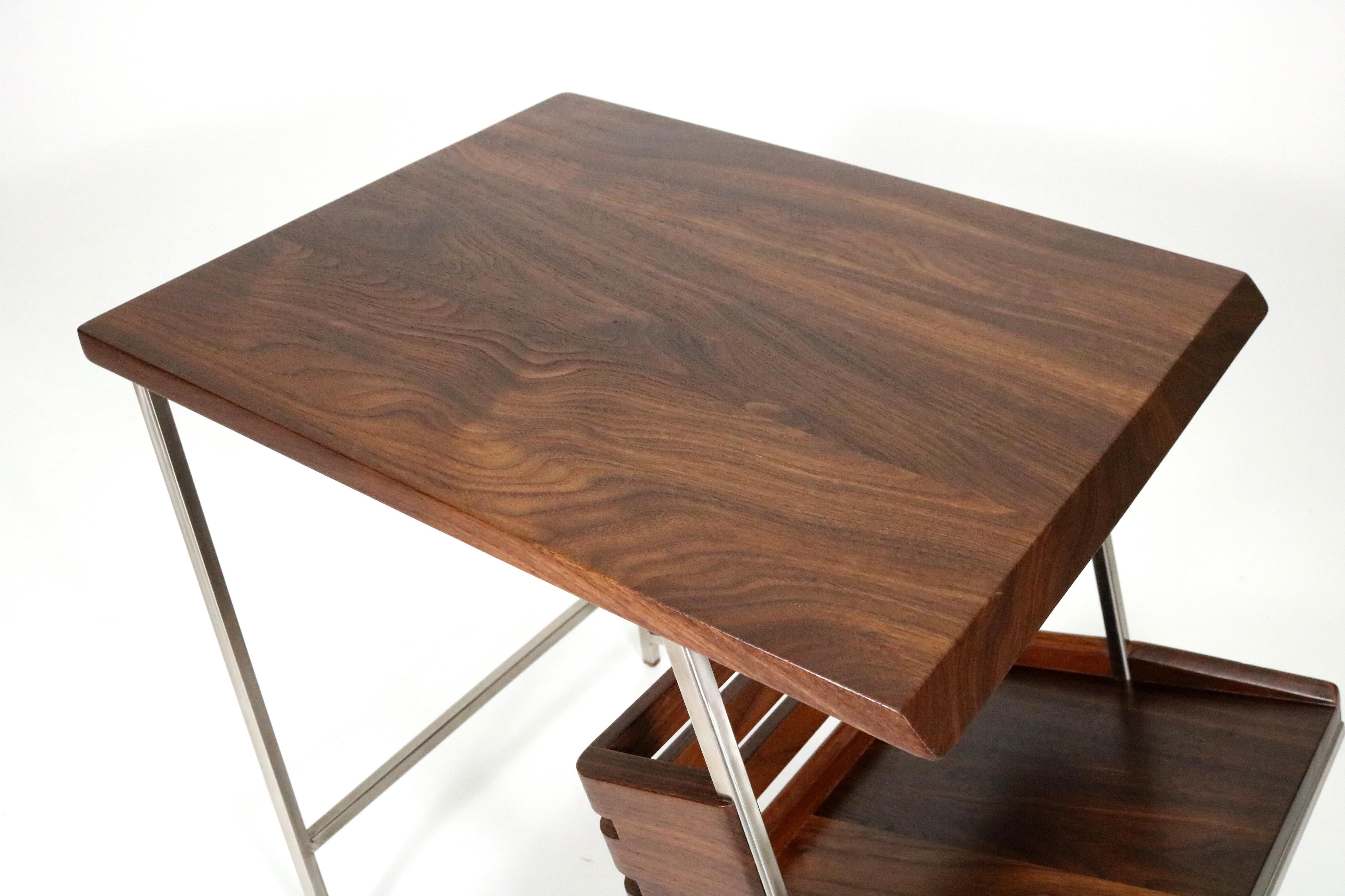'Acolyte' Side Table with Book Display Shelf by Alexander Giray 7