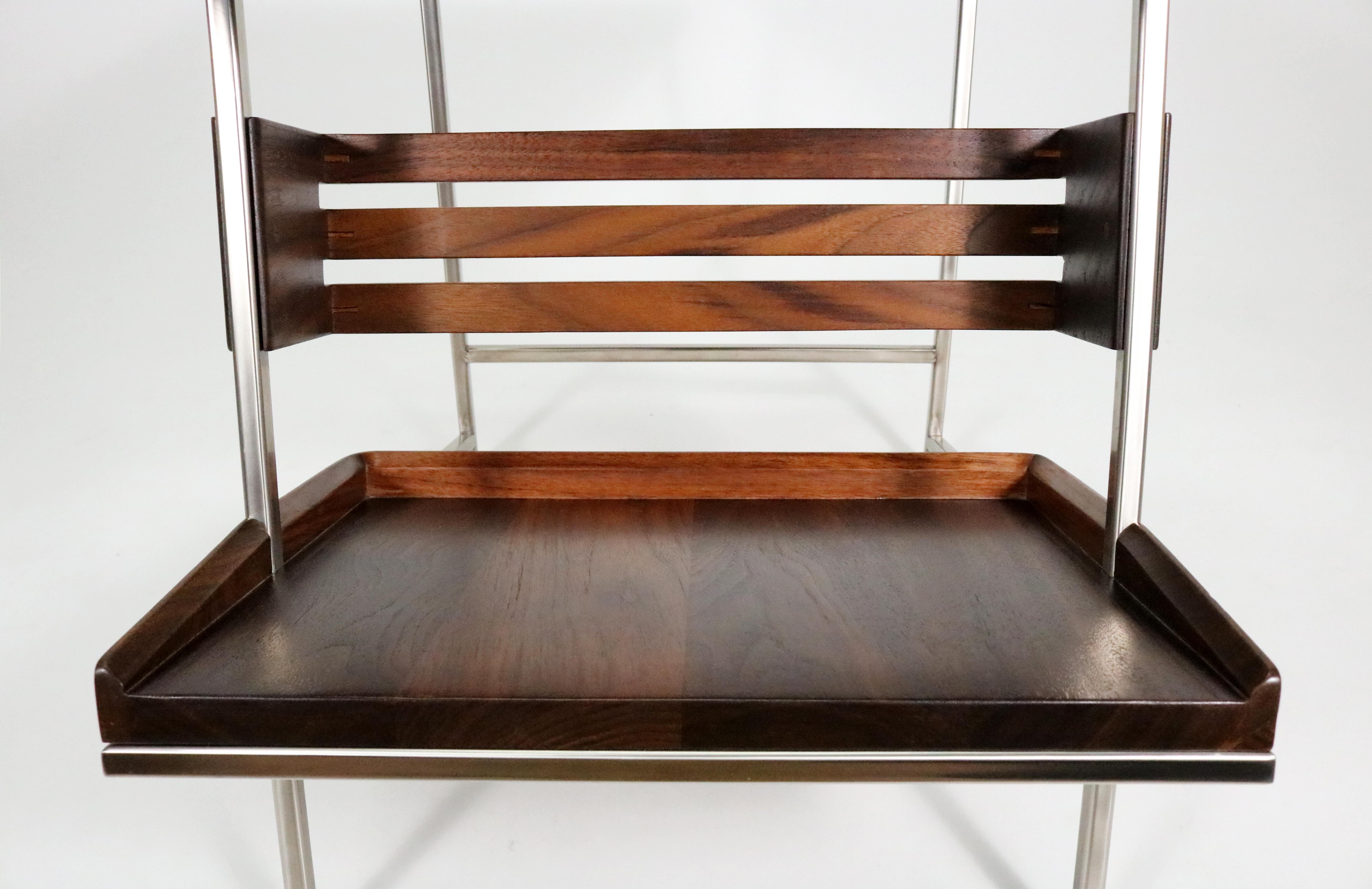 'Acolyte' Side Table with Book Display Shelf by Alexander Giray 1