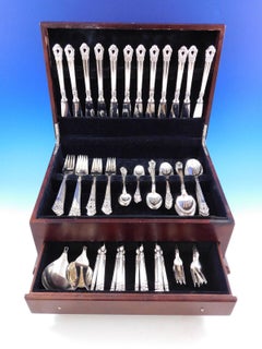 Acorn by Codan Mexican Sterling Silver Flatware Set for 12 Service 99 Pieces