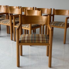 Acorn Chairs by Massimo Vignelli in Plaid