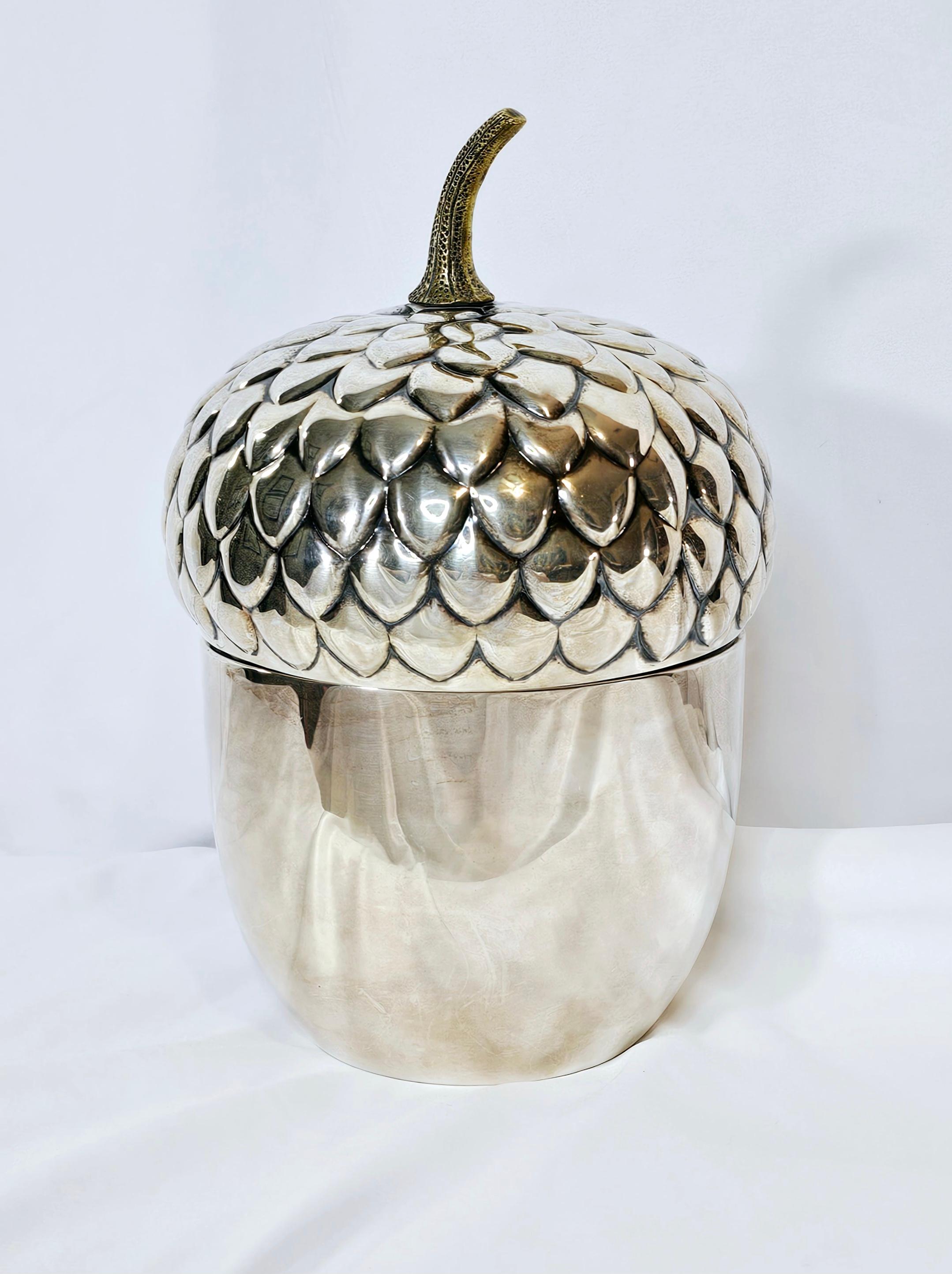Acorn Shaped Ice Bucket by Teghini Firenze 1960s For Sale 2
