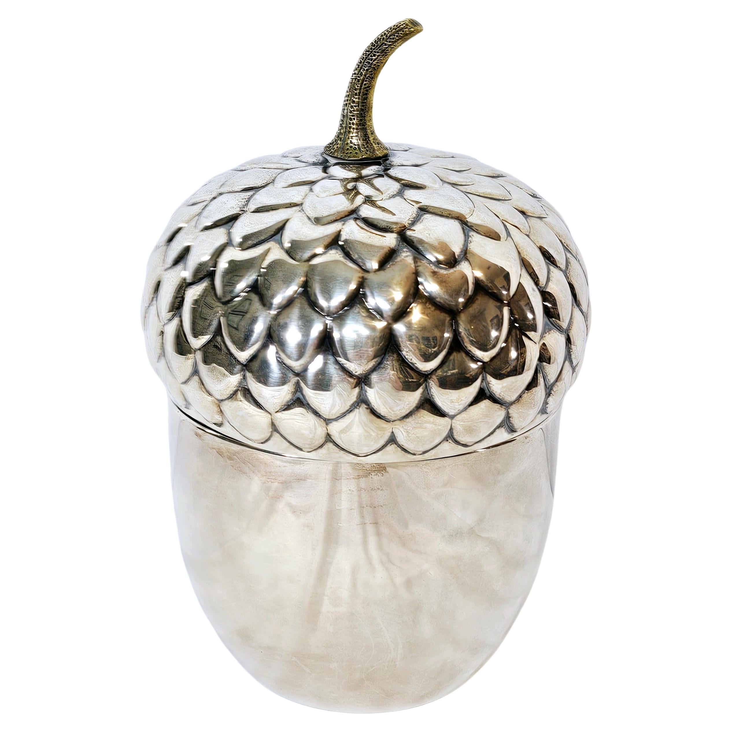 Acorn Shaped Ice Bucket by Teghini Firenze 1960s