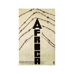 Affiche OSPAAAL - Semaine internationale de solidarité avec les peuples d'Afrique
