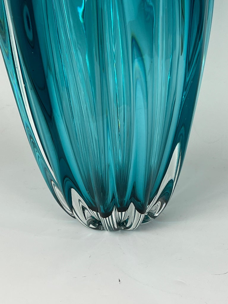 Acqua Glass Vase For Sale at 1stDibs