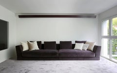 Modulares Sofa aus dunkel gedecktem lila Buchenholz mit vier Etagen von Casa Casati