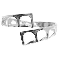 Acquedotto Silver Cuff by CoRo Jewels