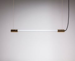 Acra Solid Brass Suspended Light by Lexavala
