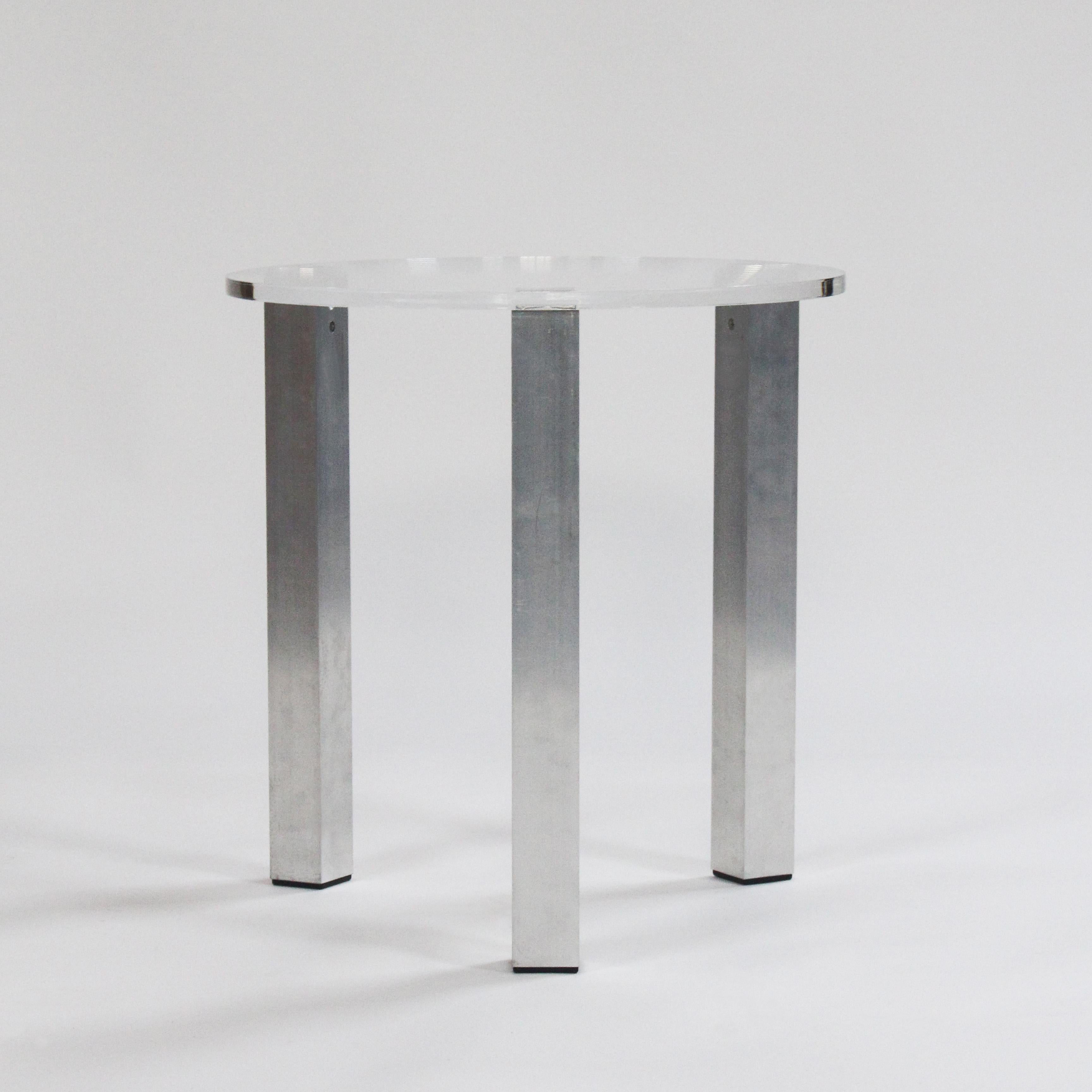 ACRILAR Side Table For Sale 1