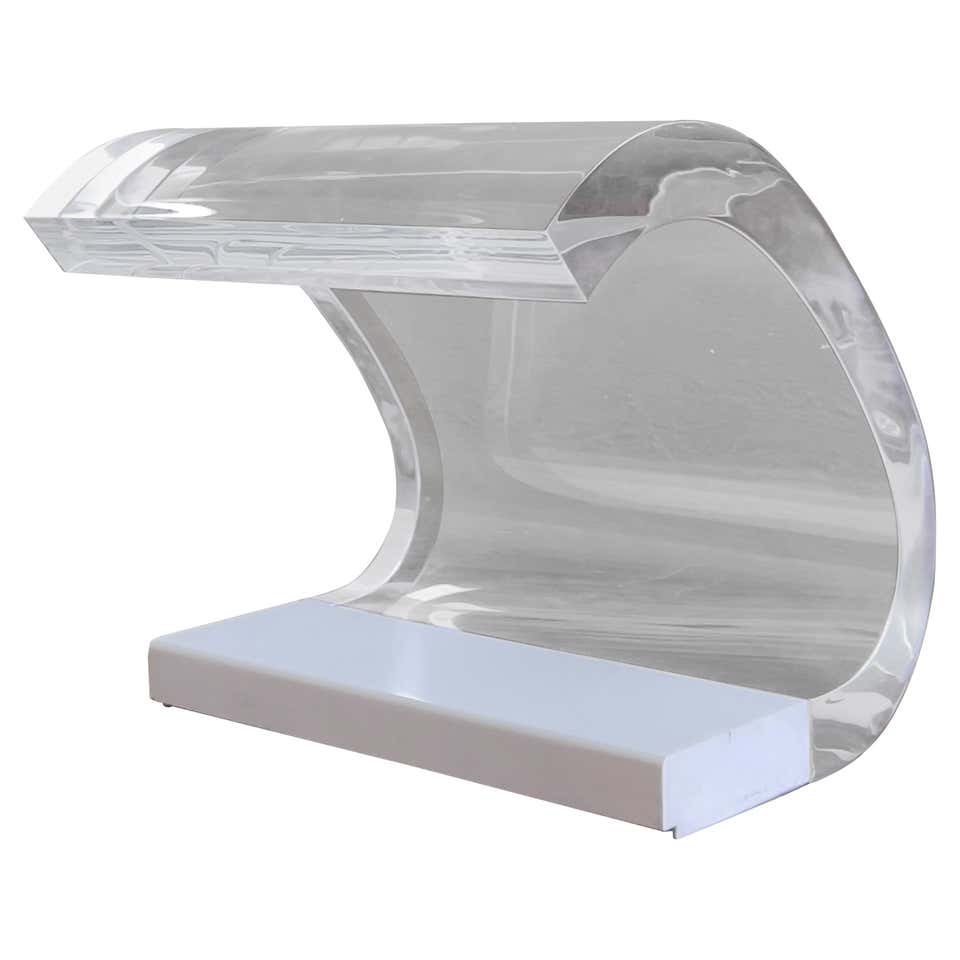 Joe Colombo 'Acrilica' Methacrylate Table Lamp by Oluce For Sale at 1stDibs