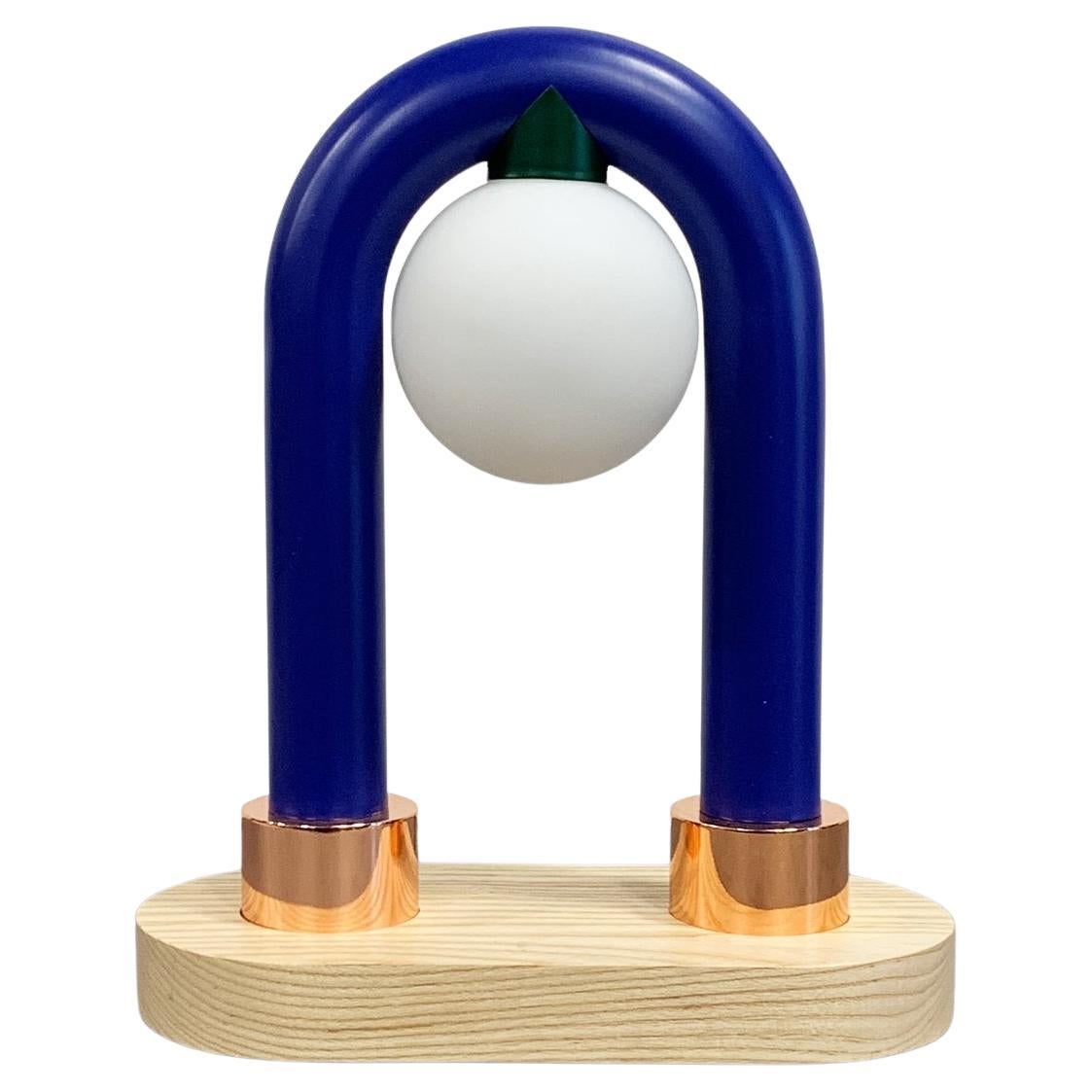 Lampe Acrobat - Lampe bleue colorée inspirée de The Moderns Modernity