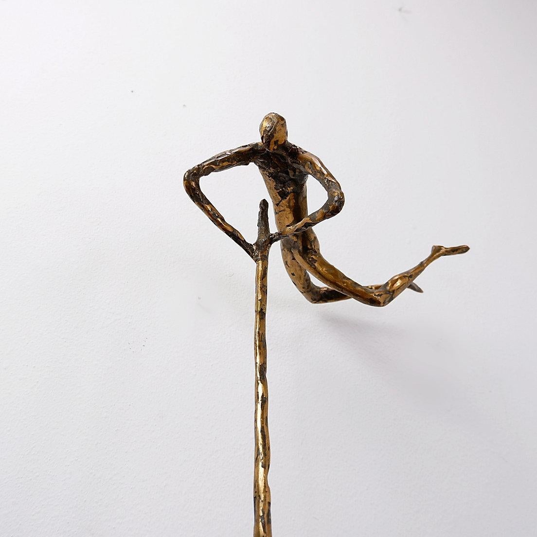 Bronzo Scultura in bronzo dell'Uomo Acrobatico di Pieter Florizoon (1937-2015) in vendita