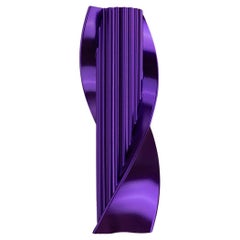 Acropolis, Purple Contemporary Sustainable Vase-Sculpture