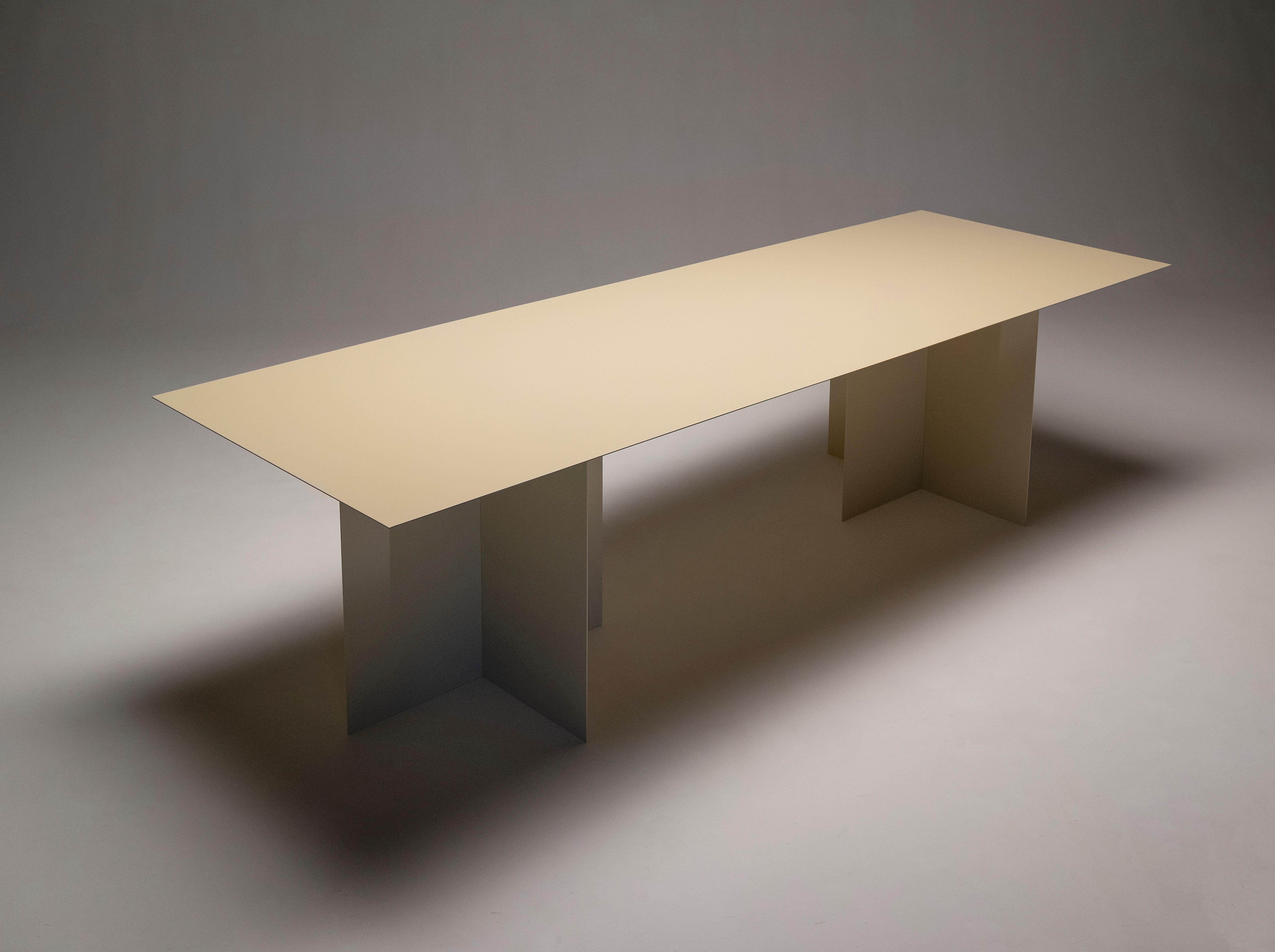 Iron Across Rectangular Dining Table by Secondome Edizioni For Sale