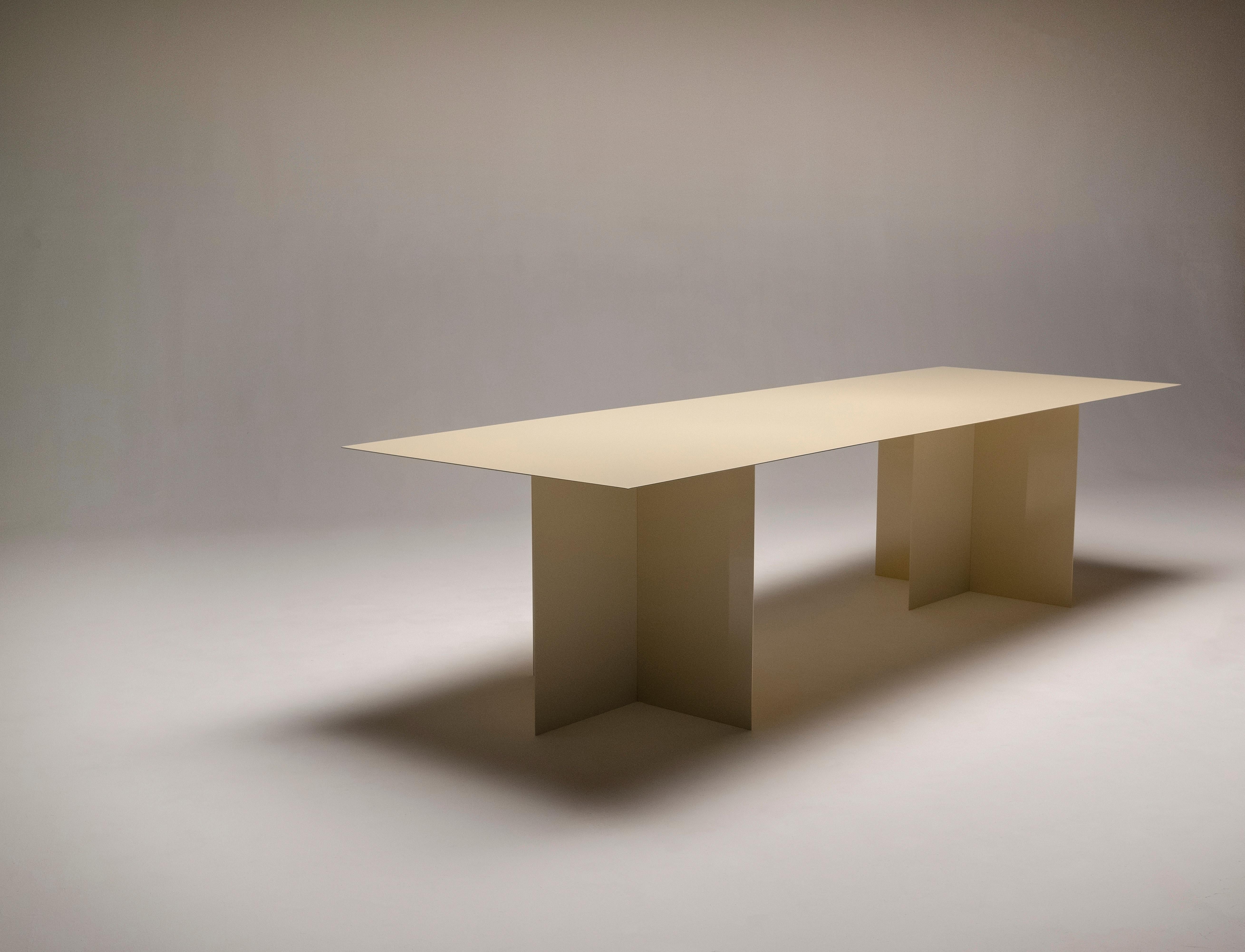 Lacquered 21st Century Rectangular Dining Table Customizable 