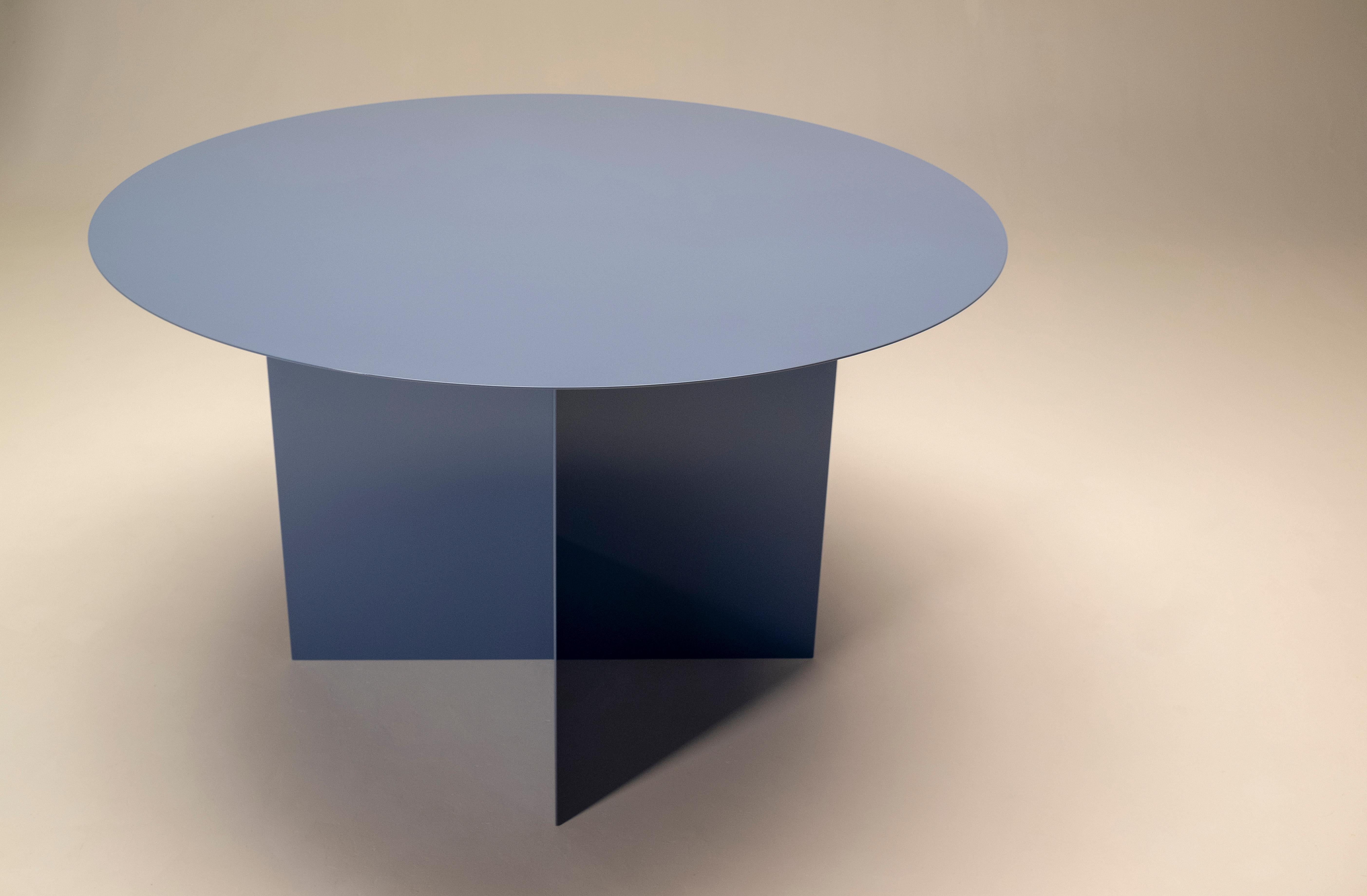 Post-Modern Across Round Dining Table by Secondome Edizioni For Sale